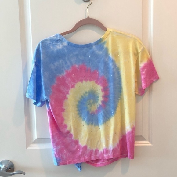 Generation Love Tie Dye Tee With Crystals - Picture 10 of 12